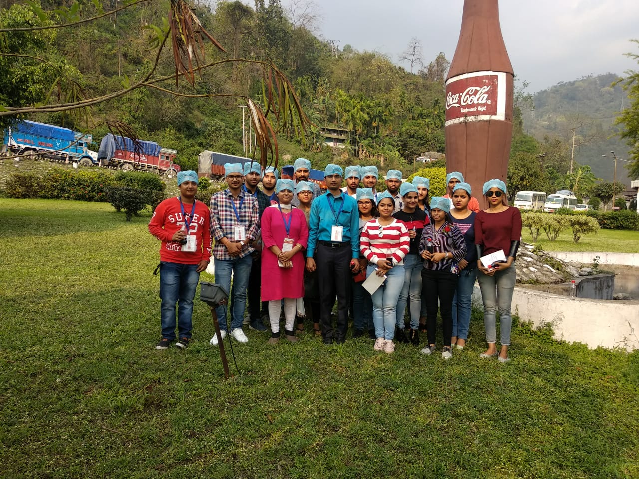 BHUTAN TRIP:STUDENTS VISITED COCA COLA UNIT