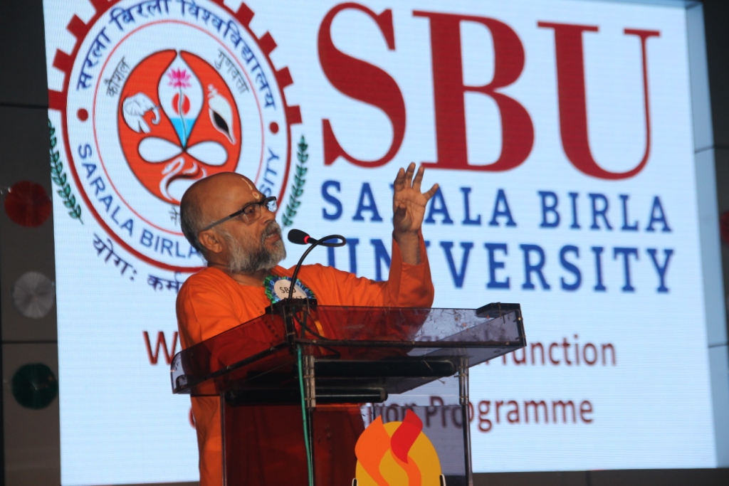 Induction : Address by Guest of honor Swami Madhavanand ji
