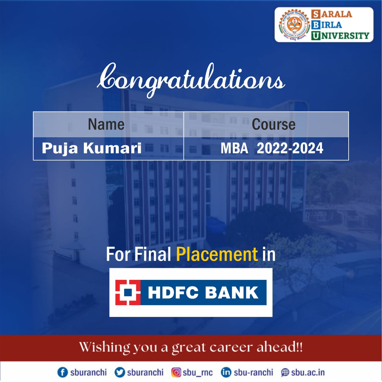 sbu campus placement